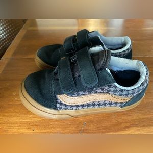 Vans toddler size 8 Old School V Houndstooth